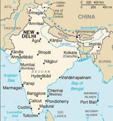 india map