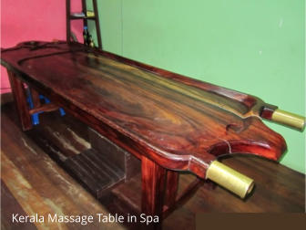 Kerala Massage Table in Spa  Travel India Smart